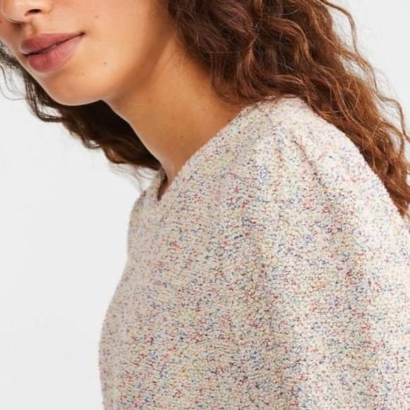 Lou & Grey Tops - Lou & Grey (for LOFT) Sprinkle Puff Sleeve Terry Top